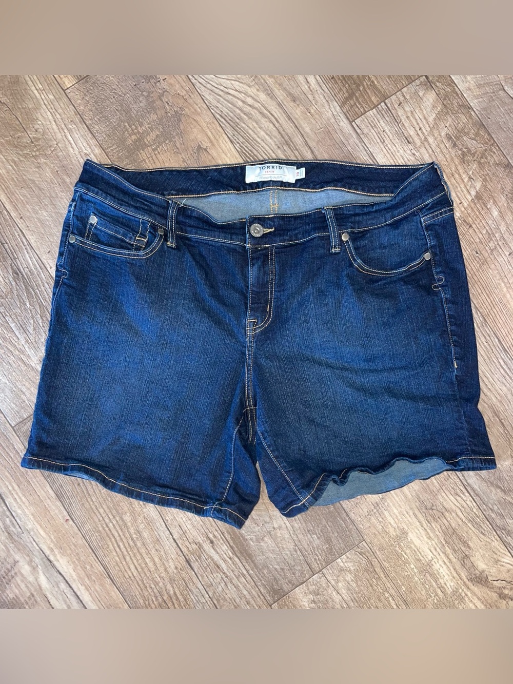 torrid Dark Blue Denim Jean Shorts